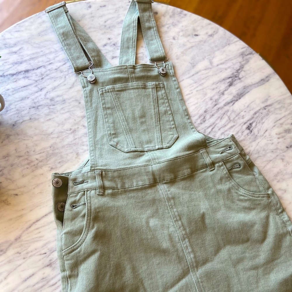 Sage Overall Dress